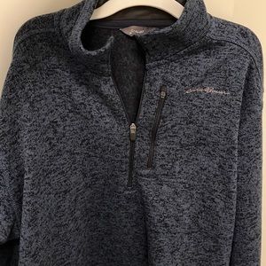 Eddie Bauer Large Fleece Quarter Zip